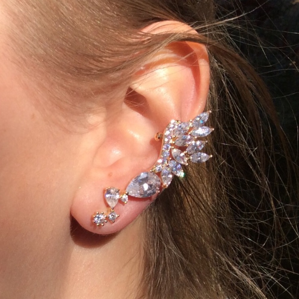 🛍3/$15 SALE.      NIP EARCUFF PIERCED EARRING SET